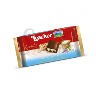Loacker chocolate specialty milk creme 87g