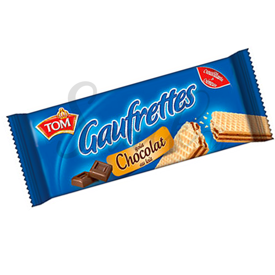 Tom Gaufrettes Chocolat 100g -   Première vitrine gourmande en  ligne en Tunisie!