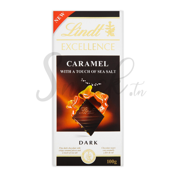 Lindt Excellence Caramel with a touch of sea salt Dark 100g