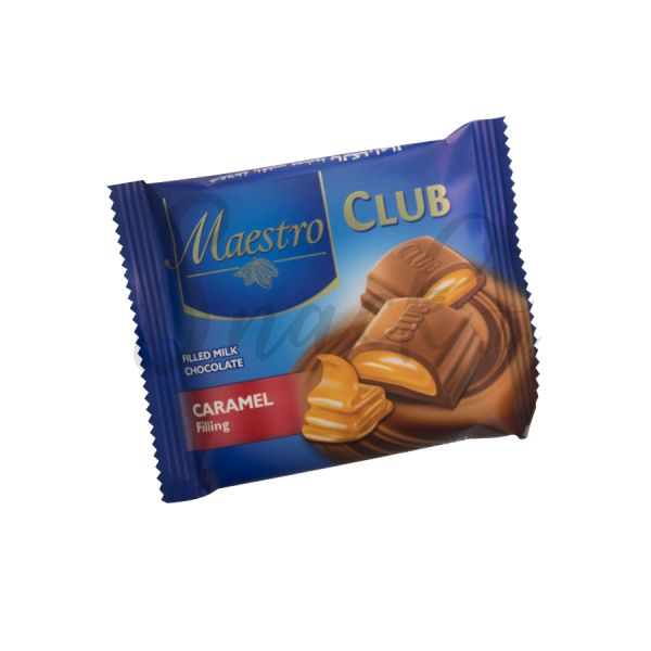 Maestro Club Fourré Caramel 45g