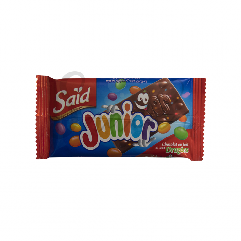 Saïd Junior (Chocolat au Lait et aux Dragées) 33g Snack.tn Première